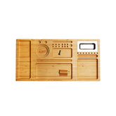 RAW Bamboo Triple Flip Rolling Tray