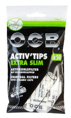 OCB Activ Tips EXTRA Slim Aktivkohlefilter 6mm 50er Beutel