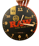 Black Wanduhr - Only Bubatz