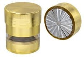 Grinder Pollinator 4 part,spiral+windwo gold - Only Bubatz