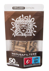 Medusa Aktiv - Cellulose - Filter ORGANIC 6mm Aktivkohlefilter 50er - Only Bubatz