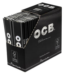 OCB Schwarz Premium Long Slim Paper 109x44mm - Only Bubatz