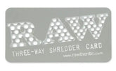 RAW V - Shredder Card - Metall - Grinderkarte - Only Bubatz
