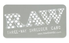 RAW V - Shredder Card - Metall - Grinderkarte - Only Bubatz