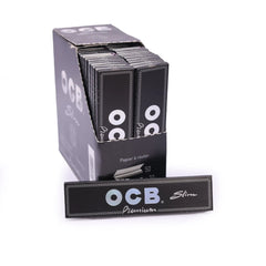 Schwarz Premium Long Slim Paper 109x44mm 50er Box 32 Blatt - Only Bubatz