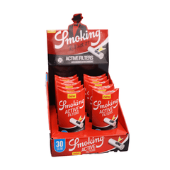 SMOKING Active Filters Aktivkohlefilter Slim ø6mm 30er Kissenschachtel - Only Bubatz