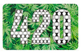V - Syndicate Card - Metall - Grinderkarte 420 LEAVES - Only Bubatz