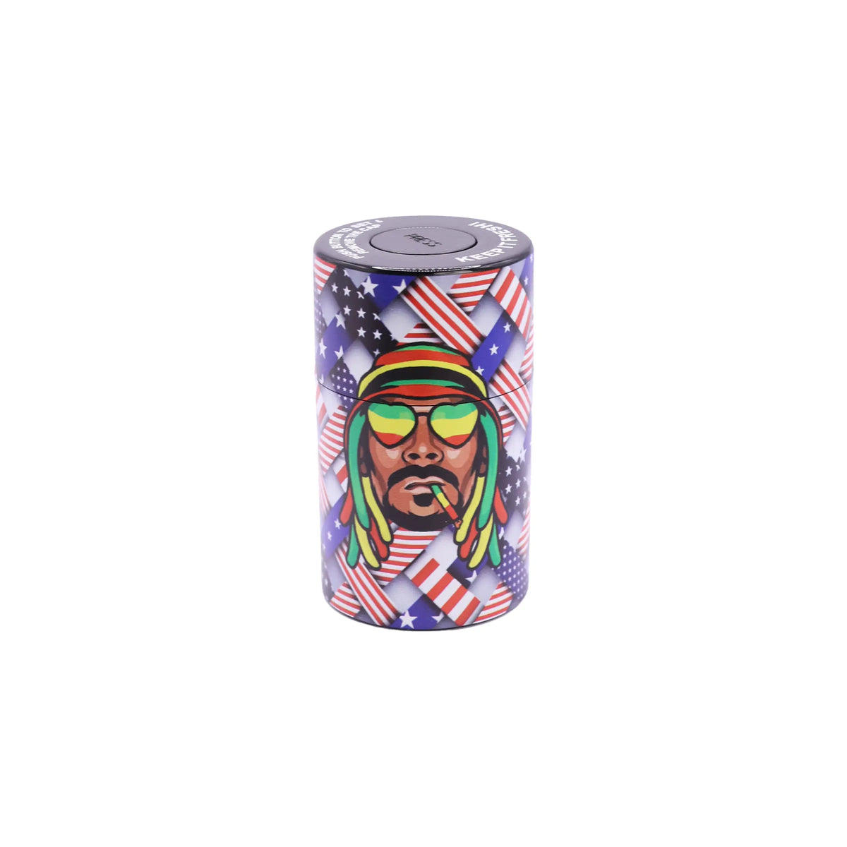 Rastaman Kunststoff Vakuum Aufbewahrungsdose / Plastic Sealed Cans