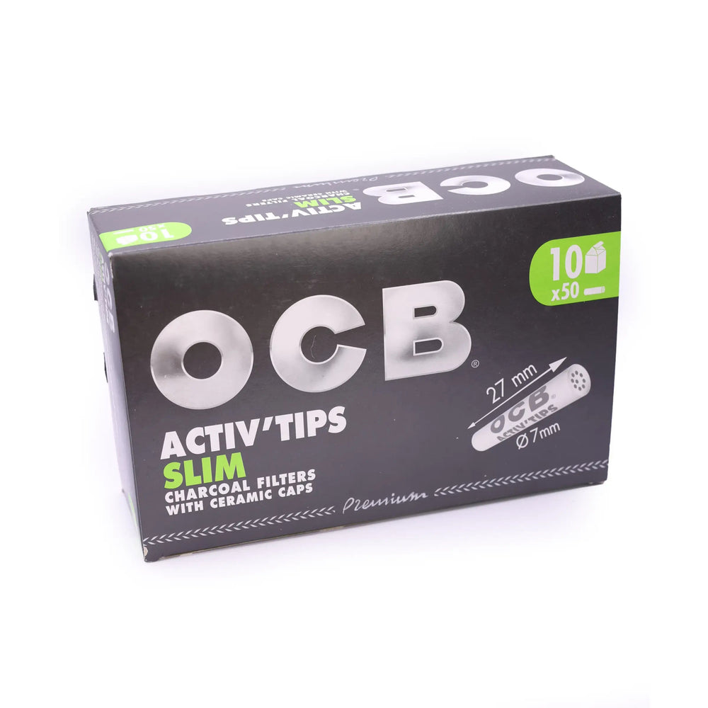 Activ Tips Slim Aktivkohlefilter 7mm 50er Schachtel - Only Bubatz