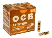 Activ Tips Slim Unbleached Aktivkohlefilter 7mm 50er Schachtel - Only Bubatz