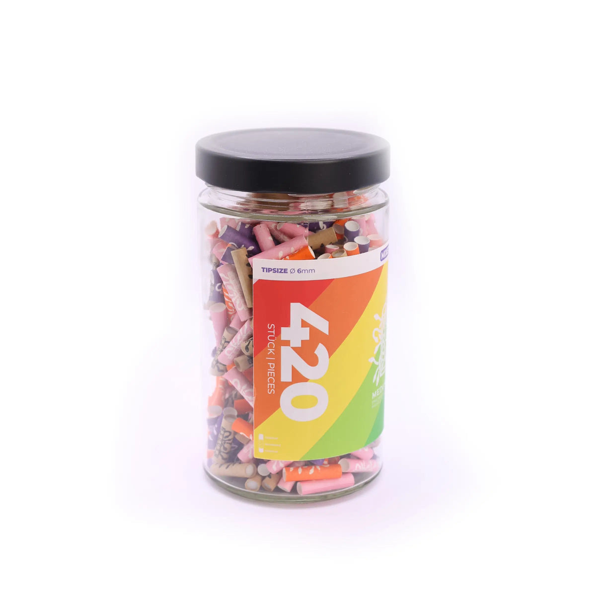 Aktiv - Cellulose - Filter MIXED 420er Glas - Only Bubatz