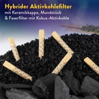 Aktivkohle Filter 6mm 50er Packung - Only Bubatz