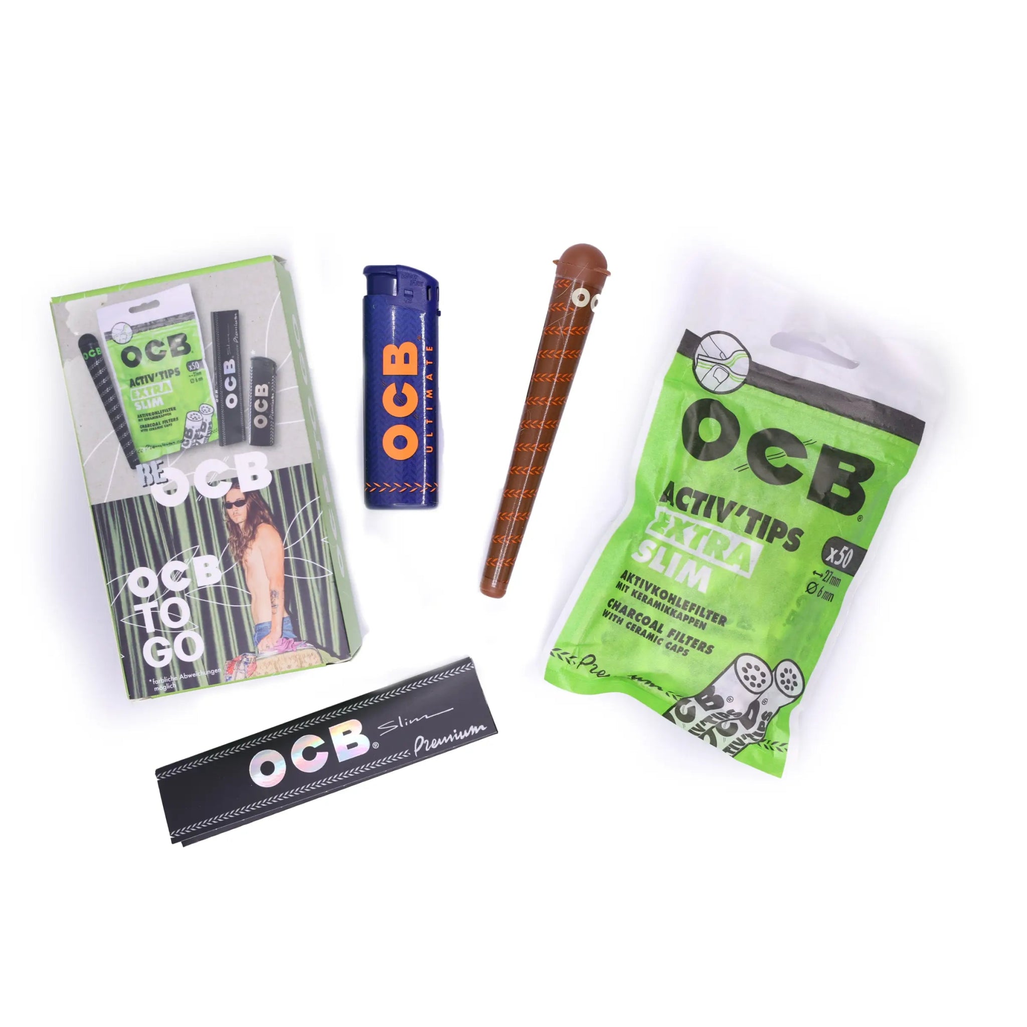 Automatenkit Raucherset OCB to go GRÜN - Only Bubatz