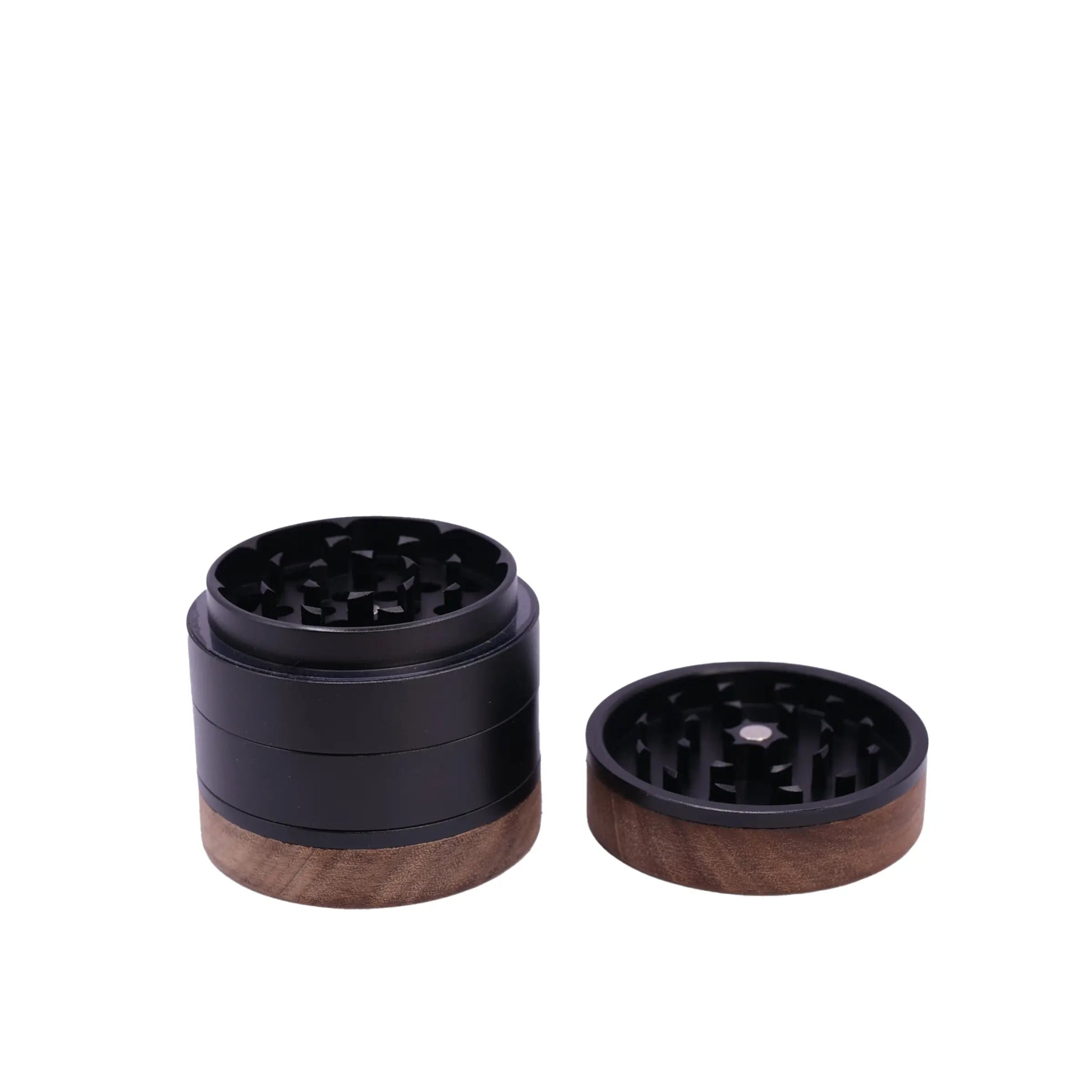CNC Aluminium,Holz Grinder,Polinator 4teilig,Wooden - Only Bubatz