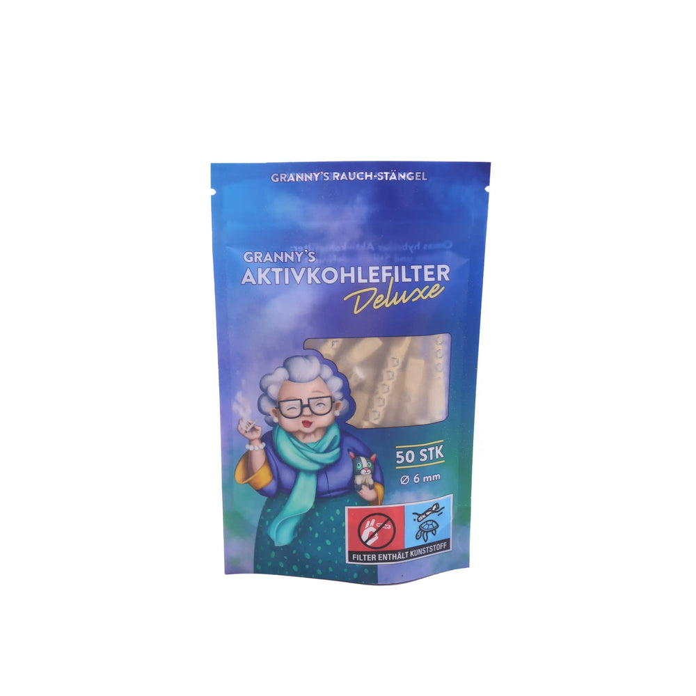 Granny's Weed Aktivkohle Filter (6mm, 50er) - Only Bubatz