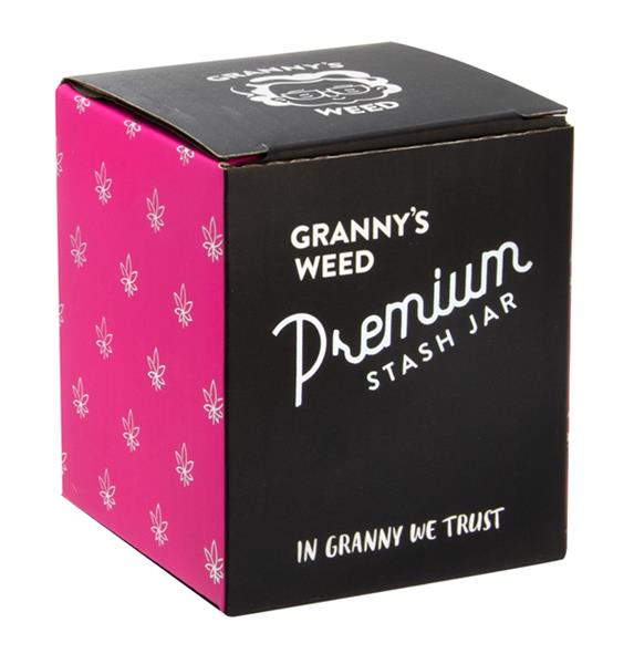 Granny´s Weed Granny's Weed Premium Stash Jar (pink) - Only Bubatz