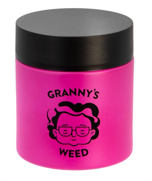 Granny´s Weed Granny's Weed Premium Stash Jar (pink) - Only Bubatz