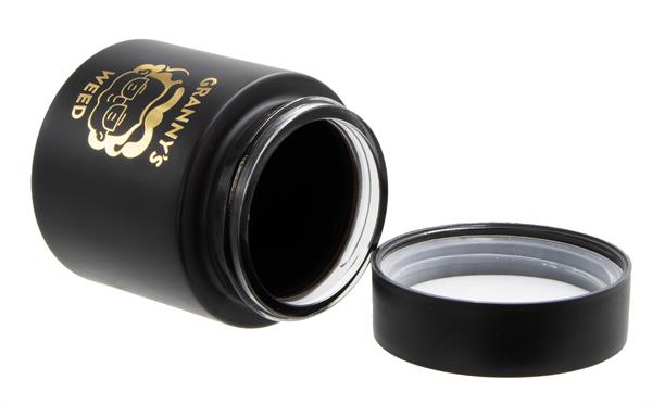 Granny´s Weed Granny's Weed Premium Stash Jar (schwarz) - Only Bubatz