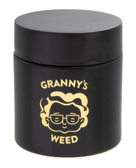 Granny´s Weed Granny's Weed Premium Stash Jar (schwarz) - Only Bubatz