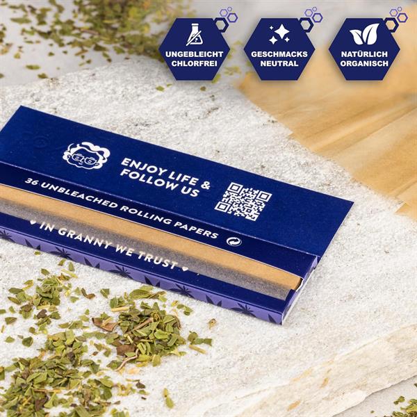 Granny´s Weed Granny's Weed Unbleached King Size Slim Paper - Only Bubatz