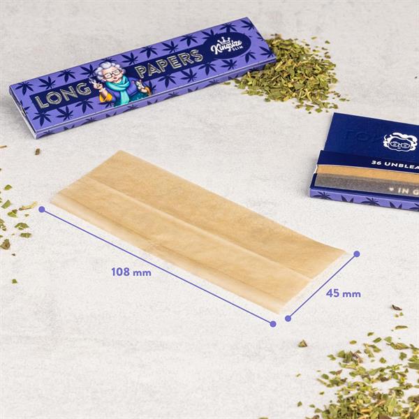 Granny´s Weed Granny's Weed Unbleached King Size Slim Paper - Only Bubatz