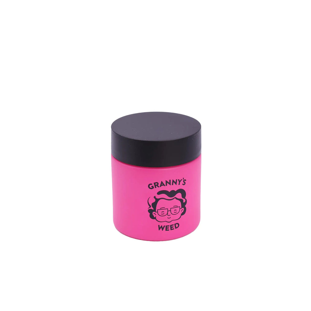 Granny's Weed Premium Stash Jar (pink) - Only Bubatz