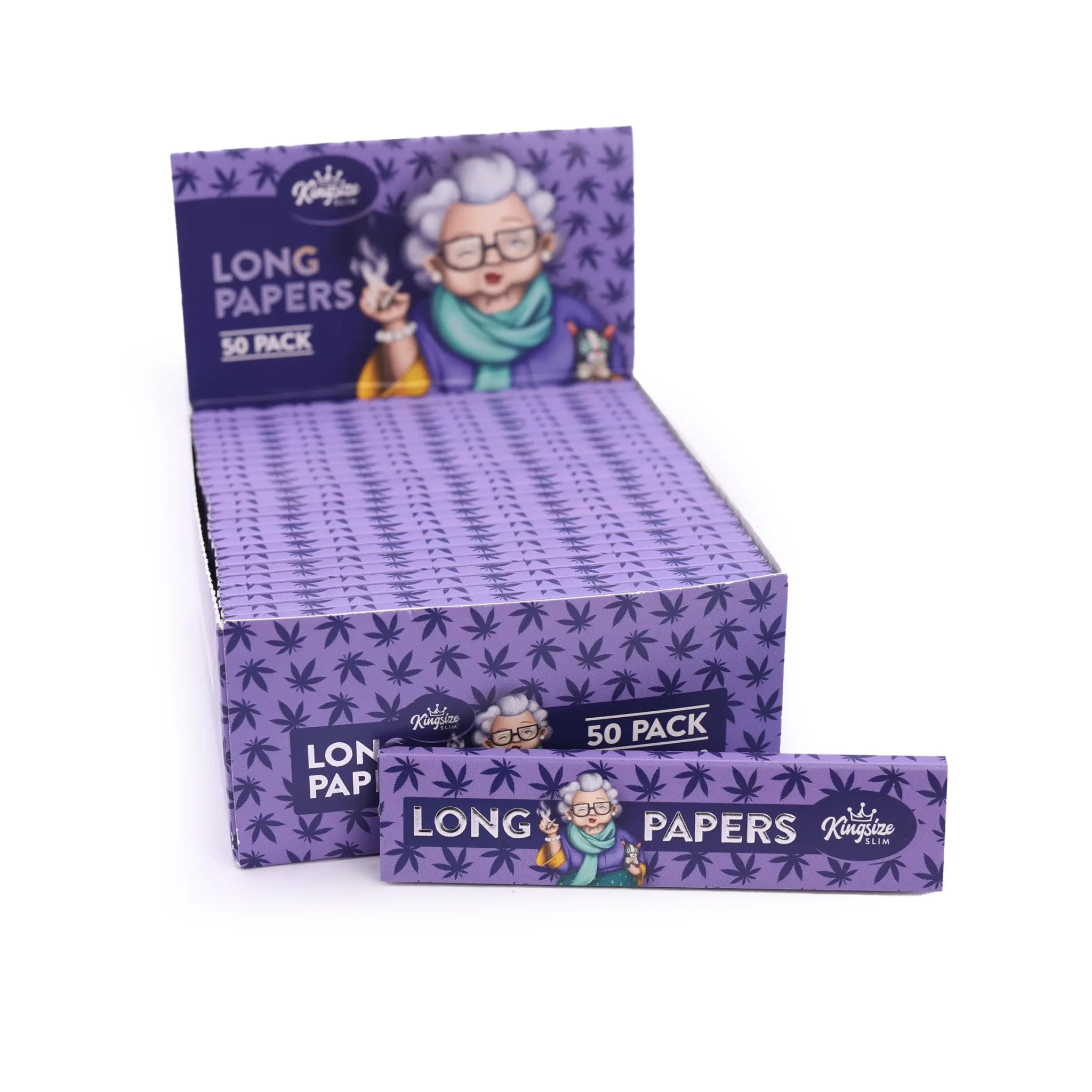 Granny's Weed Unbleached King Size Slim Paper - Only Bubatz
