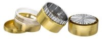 Grinder Pollinator 4 part,spiral+windwo gold - Only Bubatz