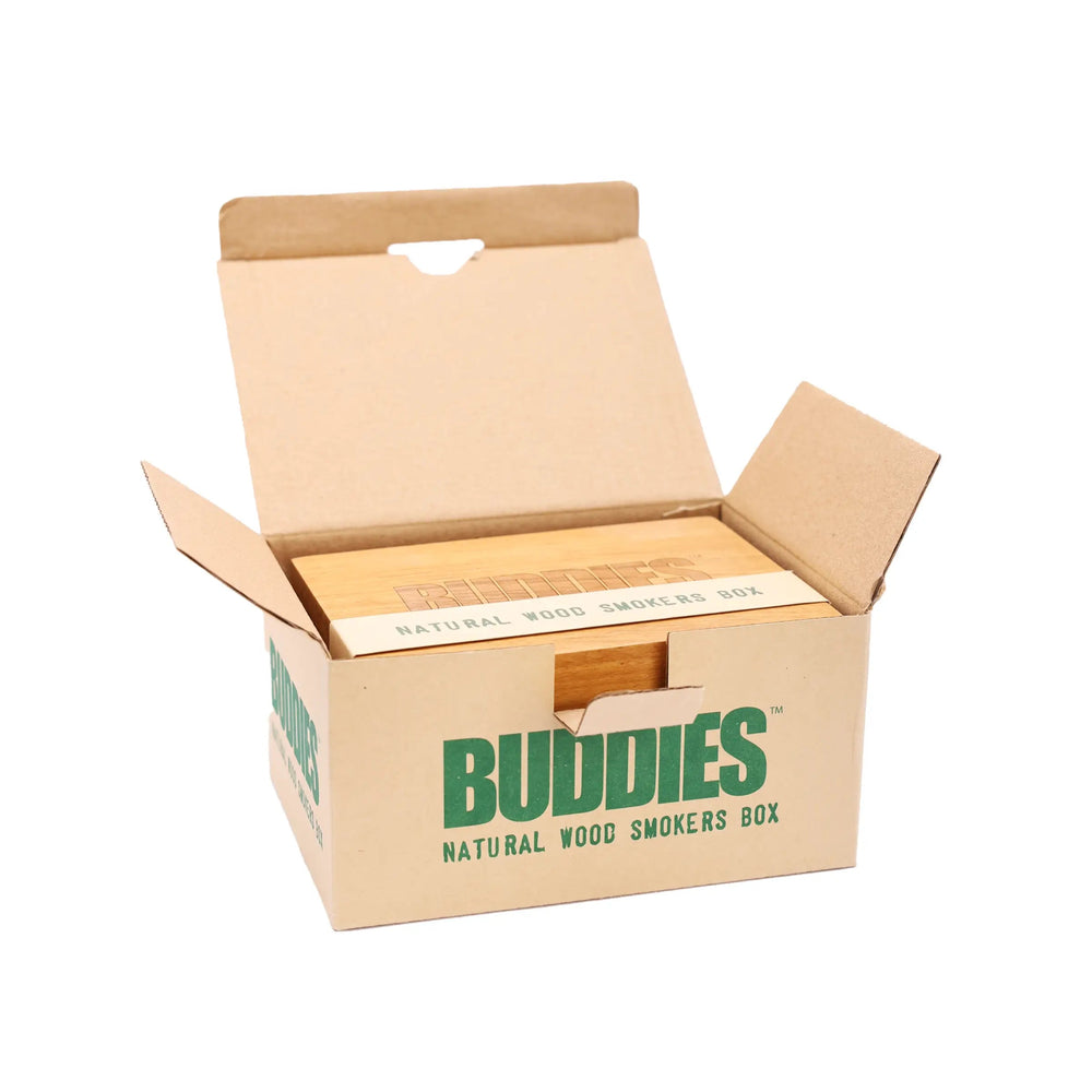 Holzkiste Buddies Wood Lock Box - Only Bubatz