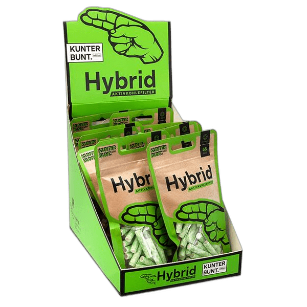 Hybrid Supreme Filters Kunterbunt Edition Lime - Only Bubatz