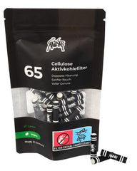 Kailar Cellulose Aktivkohle - Filter Slim (65er) - Only Bubatz