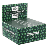 Long King Size EXTRA SLIM Zigarettenpapier & Filtertips 24er Box 36 Blatt + 36 Tips - Only Bubatz