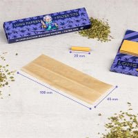 Long King Size SLIM Zigarettenpapier & Filtertips 24er Box 36 Blatt + 36 Tips - Only Bubatz