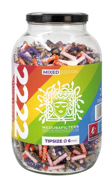 Medusa Aktiv - Cellulose - Filter MIXED 2222er Glas - Only Bubatz