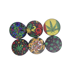 Metall Mühle Grinder Aufbewarungsglas 60mm Hemp - Only Bubatz