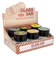 Metall Mühle Grinder Aufbewarungsglas 60mm Hemp - Only Bubatz