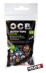 OCB Activ Tips Slim Aktivkohlefilter 7mm Limited Edition 50er Beutel - Only Bubatz
