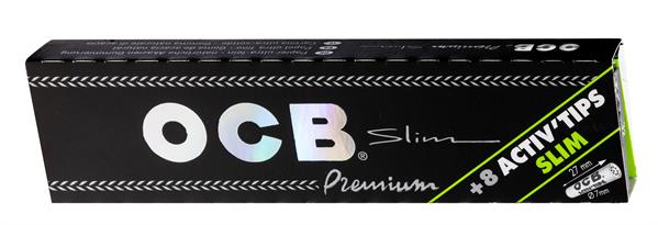 OCB Premium Long Slim Papier + OCB Activ Tips Slim 7mm - Only Bubatz