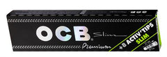 OCB Premium Long Slim Papier + OCB Activ Tips Slim 7mm - Only Bubatz