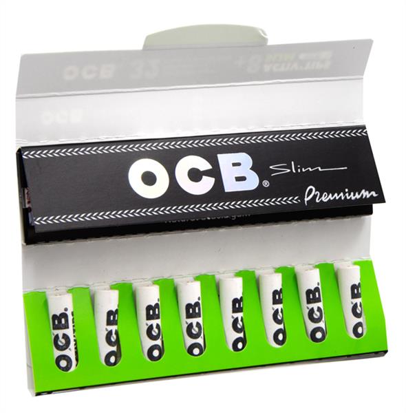 OCB Premium Long Slim Papier + OCB Activ Tips Slim 7mm - Only Bubatz
