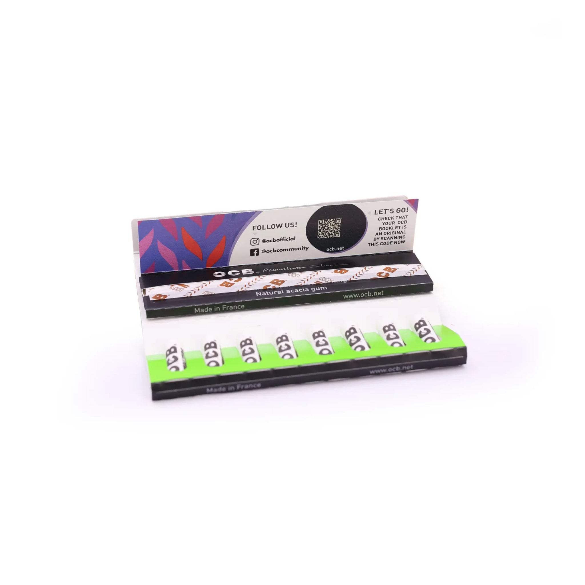 OCB Premium Long Slim Papier + OCB Activ Tips Slim 7mm - Only Bubatz