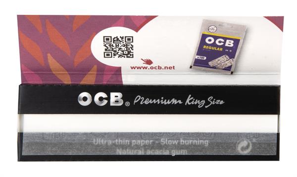 OCB Schwarz Premium King Size Paper - Only Bubatz