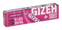 Pink King Size Slim Papiers+Aktivekohlefilter 16er Box - Only Bubatz