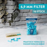 Premium Aktivkohlefilter 6,9mm 50er Packung - Only Bubatz