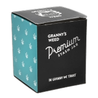 Premium Stash Jar, hellblau - Only Bubatz