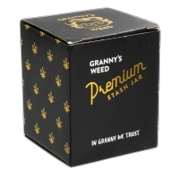 Premium Stash Jar, schwarz - Only Bubatz