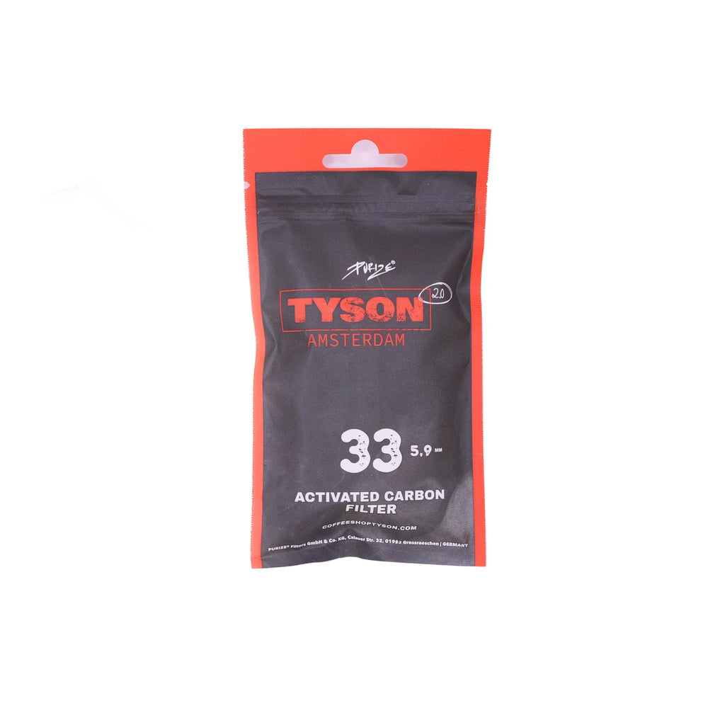 Purize x Tyson 2.0 Aktivkohlefilter (33er) - Only Bubatz