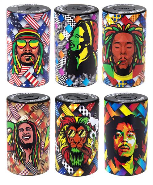 Rastaman Kunststoff Vakuum Aufbewahrungsdose / Plastic Sealed Cans - Only Bubatz