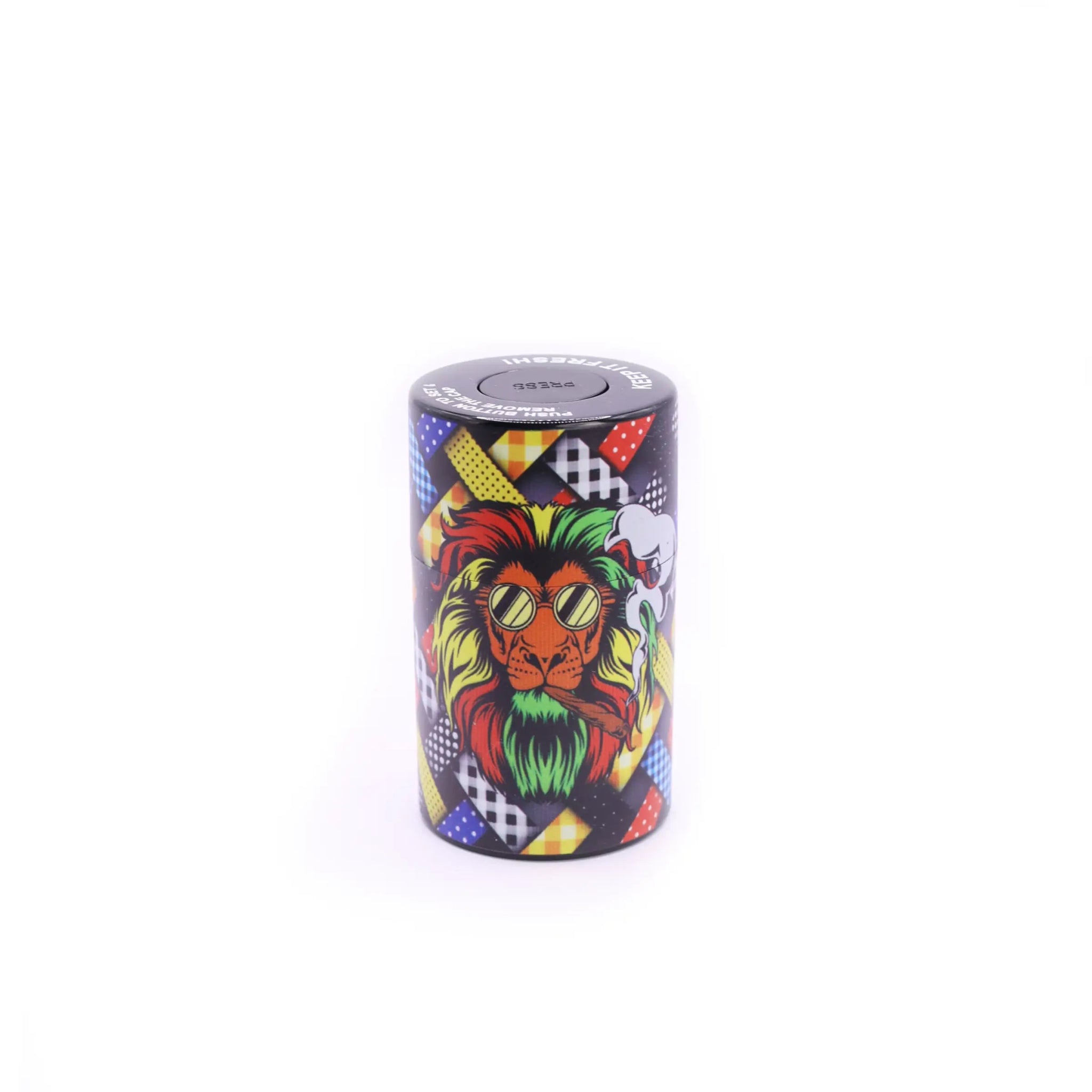 Rastaman Kunststoff Vakuum Aufbewahrungsdose / Plastic Sealed Cans - Only Bubatz