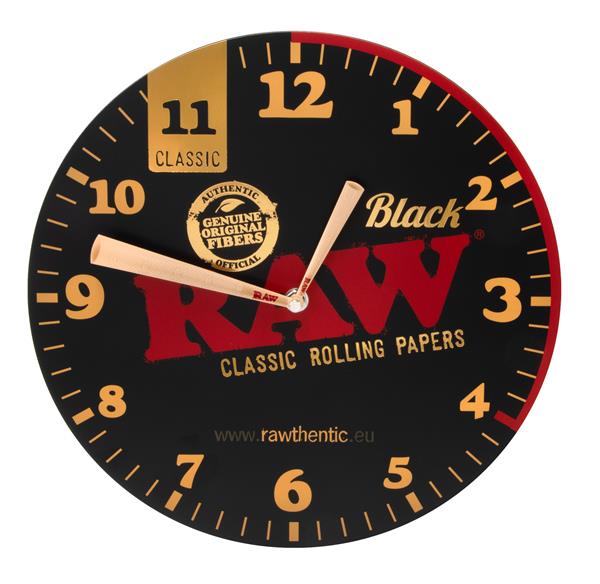 RAW Black Wanduhr - Only Bubatz